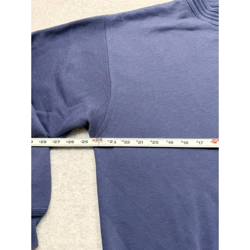 Knights of Round Table Mens Navy Blue Crest Logo Pocket Crewneck Sweatshirt L